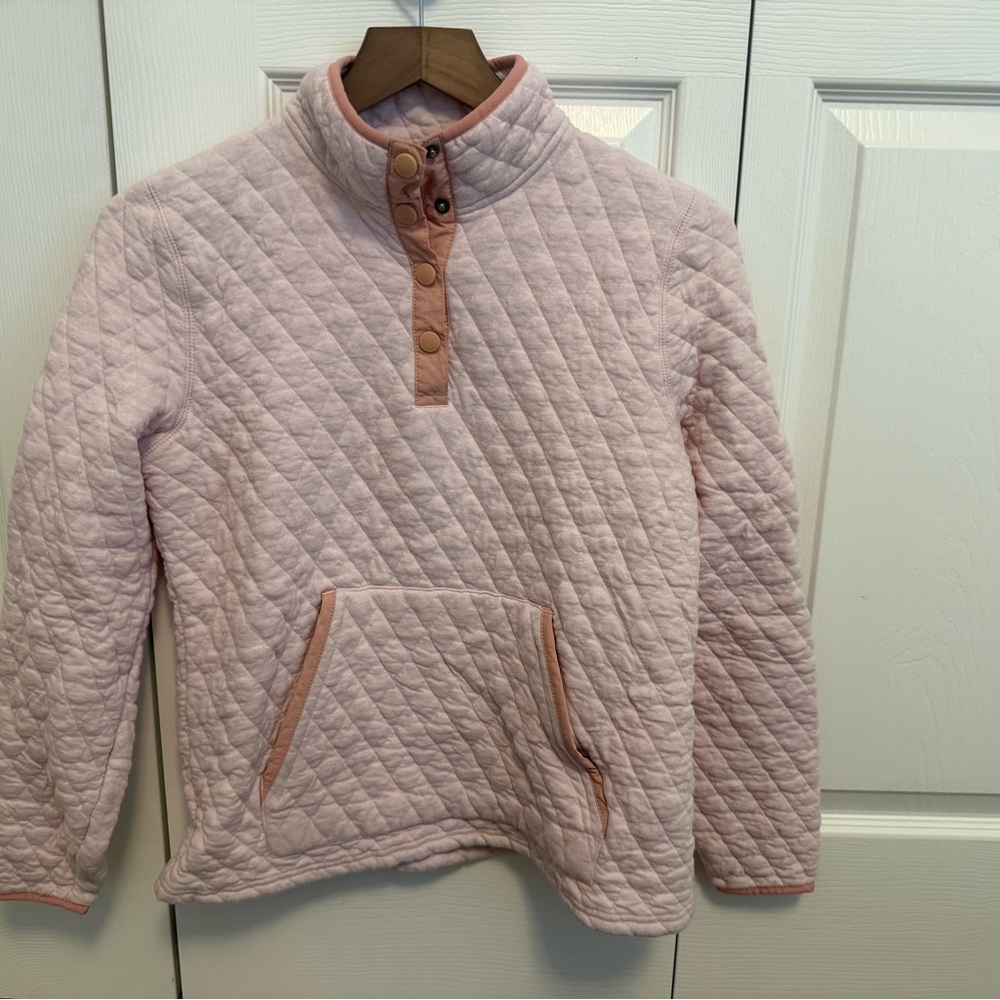 Orvis Light Pink Quilted  Pullover